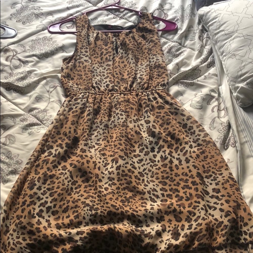 Leopard print dress